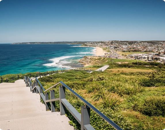 View of Newcastle, NSW